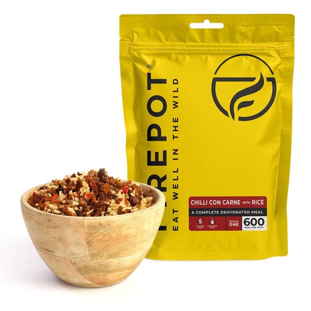 FIREPOT Chilli con Carne and Rice (Regular) - Healthy Dehydrated Expedition Food