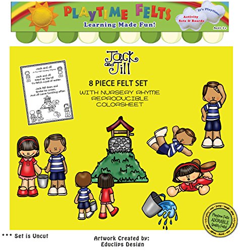 Jack and Jill Nursery Rhyme Felt Figures