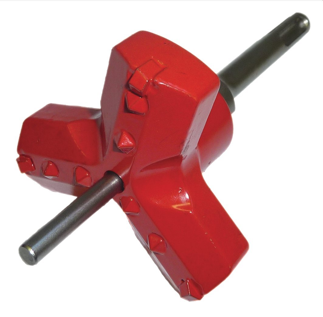 Armeg EBS.Round.Set EBS Tri-Cut Round Cutter Comes with SDS Plus Drive Adaptor