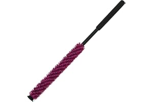 Altieri Helix Flute Wand - Premium Flute Cleaning Rod with Innovative Helix Design and Ultrasuede Swab Fabric for Superior Moisture Removal and Flute Care … (Fuchsia)