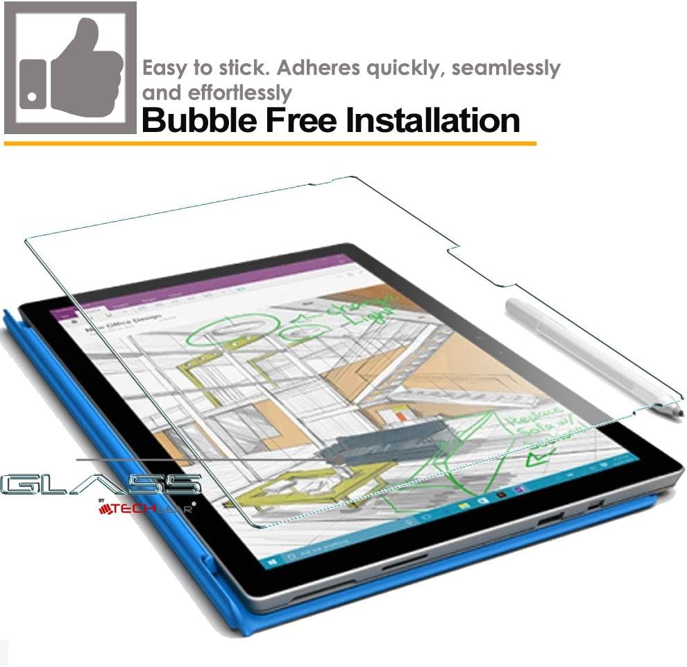 TECHGEAR Anti-Glare Screen Protector Compatible with Microsoft Surface Pro 6 - Image 5