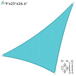 SunnyRoyal 9'x25'x27' Heavy Duty Sun Shade Sail