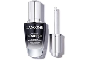 Lancôme Advanced Génifique Radiance Boosting Anti-Aging Face Serum - Visibly Hydrates & Plumps Skin - with Bifidus Prebiotic, Hyaluronic Acid & Vitamin Cg