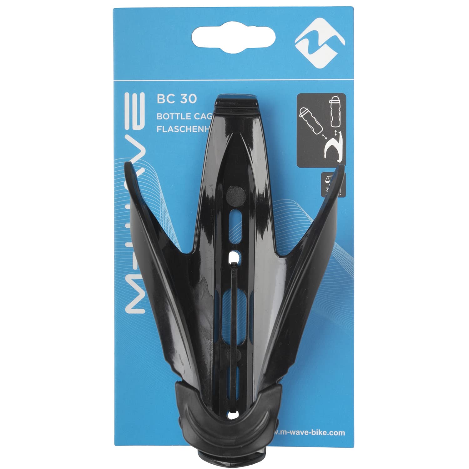 M-Wave Cicli Bonin Unisex Adult Bc21 No Slip Cages - Black, One Size
