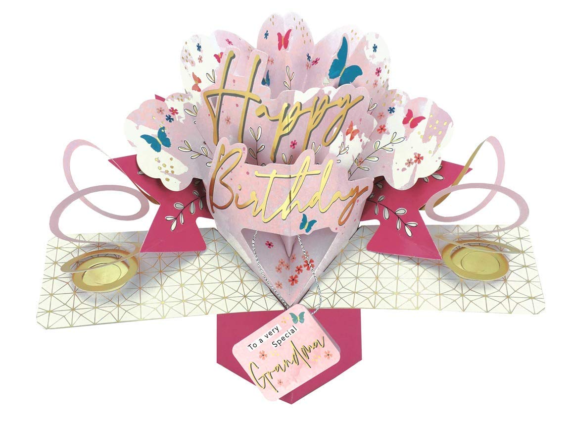 Second Nature Special Grandma Happy Birthday Pop-Up Greeting Card Pop Up Cards POP197MC06