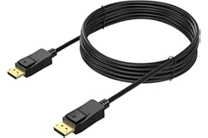 UVOOI DisplayPort Cable 15FT, Display Port to Display Port Cable DP to DP 15' 4K [1440p@144Hz, 4K@60Hz] Compatible with Computer Monitor, PC, Laptop