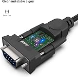 BENFEI USB to RS-232 Adapter 9-pin DB9 Prolific PL-2303G Windows Mac 1.8M view 6