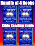 Bundle of 4 Books: 1 & 2 Thessalonians and 1 & 2 Timothy - Sentence Block Diagram Method of the New Testament Holy Bible : Bible Reading Guide - Reveals ... Major Themes & Topics (Bible Study Guide)