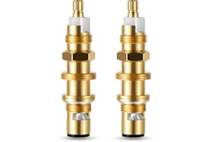 UCDETD 910-030 Ceramic Disc Cartridge Replacement, Compatible with Price/Pfister Shower and Faucet Stem, Shower Valve Cartridge for Tub and Shower Faucet, Brass Construction(2 Pack)