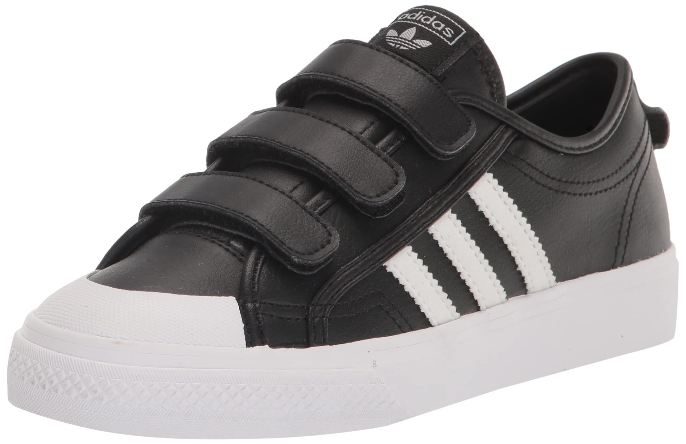adidas Originals Nizza Sneaker, Black/White/White
