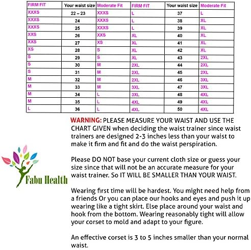 Waist Trainer for weight loss Latex Shaper Body shaper , corset, Postpartum Women -By Fabu Health