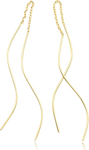 Amazon Jupiternote チェーンピアス シルバー925 シンプル 揺れる アメリカンピアス ロング 純銀 アレルギー 大人 レディース ゴールド ネックレス 通販