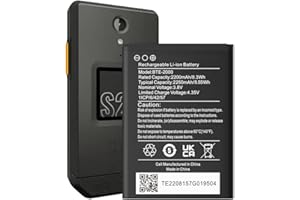 Soseieiu BTE-2000 Battery,2025 New Upgraded High Capacity Li-ion Replacement Battery for CAT S22 4G LTE Flip Smartphone T-Mobile