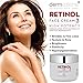 Retinol Cream For Face & Eye 3% Blend | Natural Anti Aging w/Jojoba Oil, Apricot Oil, Hyaluronic Acid & Squalane | Helps Smooth Fine Lines & Wrinkles & Brightens for Younger Skin