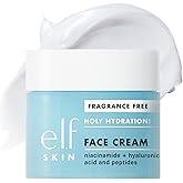 e.l.f. SKIN Holy Hydration! Face Cream with Hyaluronic Acid, Fragrance Free, Niacinamide &amp; Peptides, Nourishing Moisturizer, Vegan &amp; Cruelty-Free