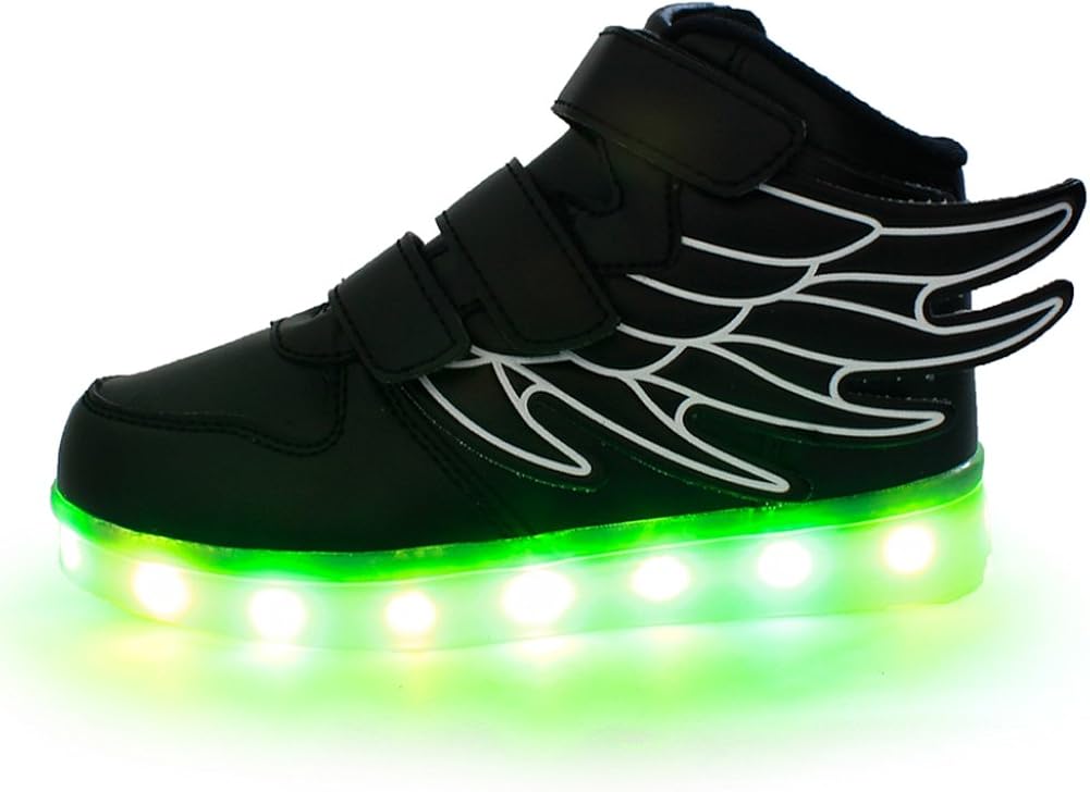 kids flashing trainers