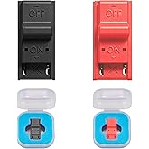 houlishu RCM Jig Tool for Nintendo Switch Console, Plastic Loader Clips, Short Circuit Recovery Mode, Red and Black, 2 Pieces