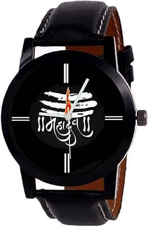 Analogue Black Dial Mens & Boys Watch (Lr033)