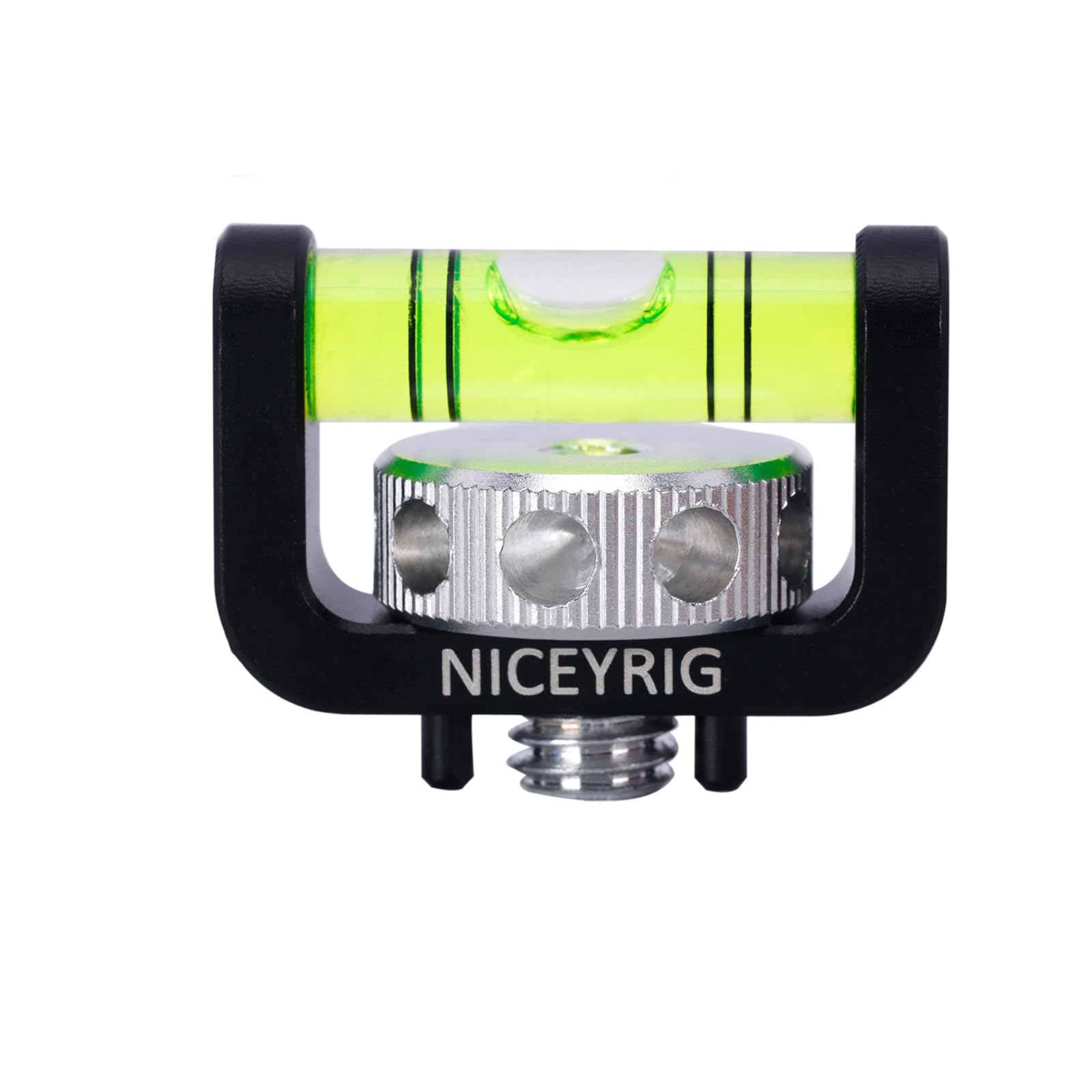 NICEYRIG Bubble Level for ARRI Thread Mount, Camera Bubble Spirit Level Applicable for Sony, Canon, Panasonic Camera Cage, Handle Grip - 572