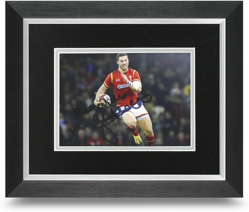North Signed 10x8 Photo Display Framed Wales Rugby Memorabilia