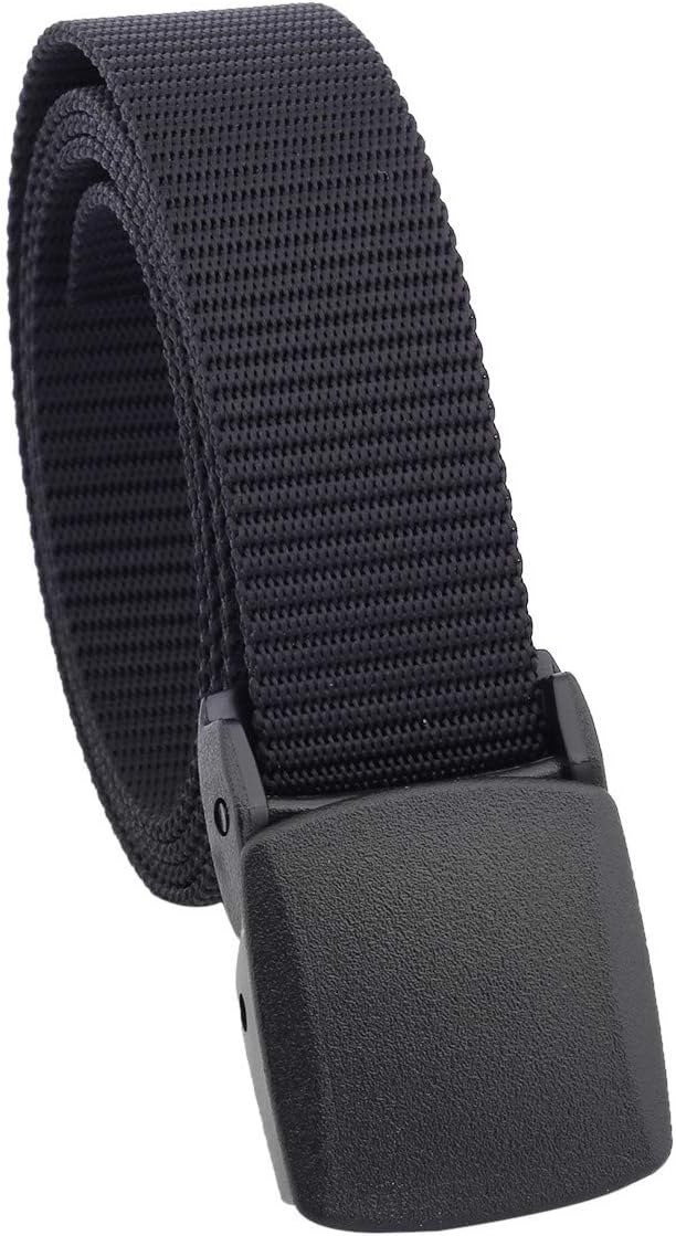 black nylon belt