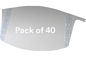 3M Versaflo Peel-Off Visor Covers M-926 for M-925 Standard Visor, 40/Case