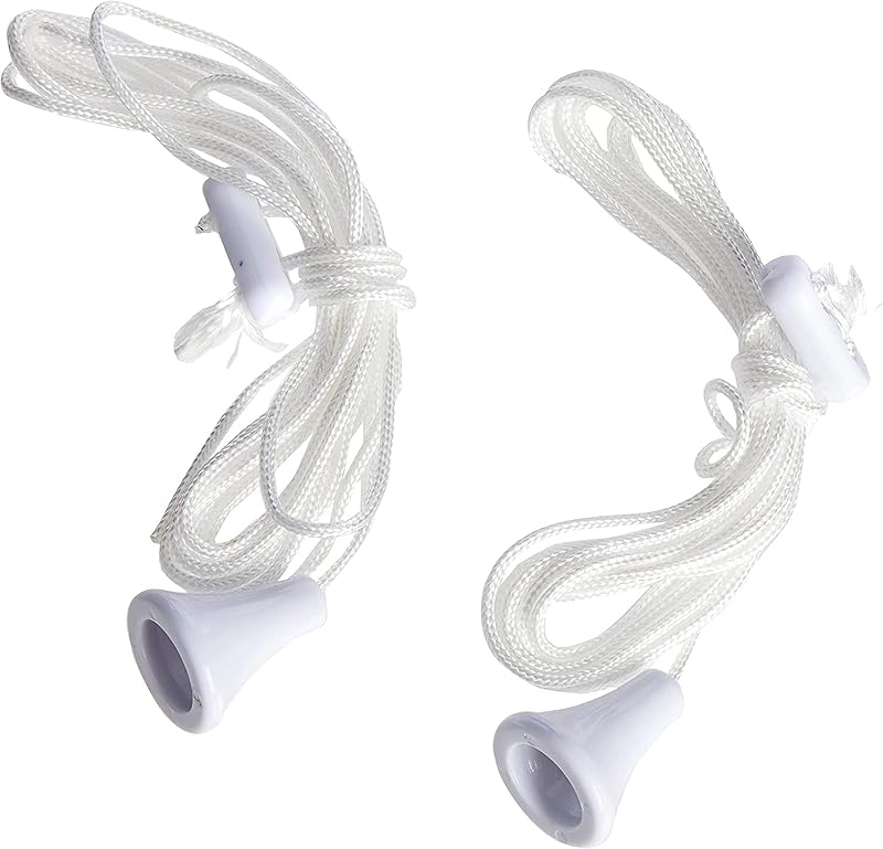 fiXte Replacement Pull Cord 2 Pack for Extractor Fan Ceiling Light Fittings