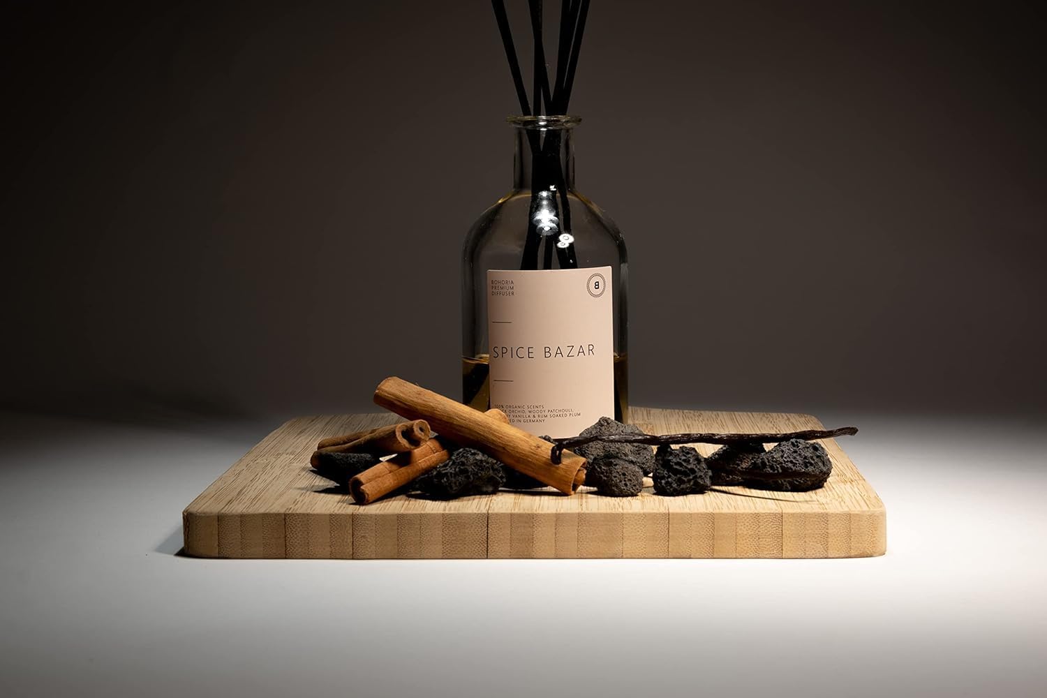 BOHORIA® Raumduft Raumdiffuser Duftstäbchen Lufterfrischer mit Frische Wäsche Duft – stimulierender und frischer Raumduft für EIN einzigartiges Dufterlebnis im Wohnzimmer Büro WC (Pure Linen, 250ml) 5