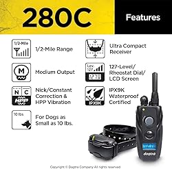 Dogtra 280C Waterproof 127-Level Precise Control