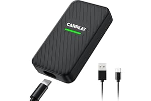 LESAPS Wireless CarPlay Adapter for iPhone - Plug & Play Convert Factory Wired to Wireless CarPlay Dongle Cars for Apple iOS Device, Support Online Upgrade Wide Compatibility for Cars from 2017