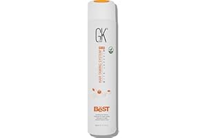 GK HAIR Global Keratin The Best (10.1 Fl Oz/300ml) Smoothing Keratin Hair Treatment - Professional Brazilian Complex Blowout 