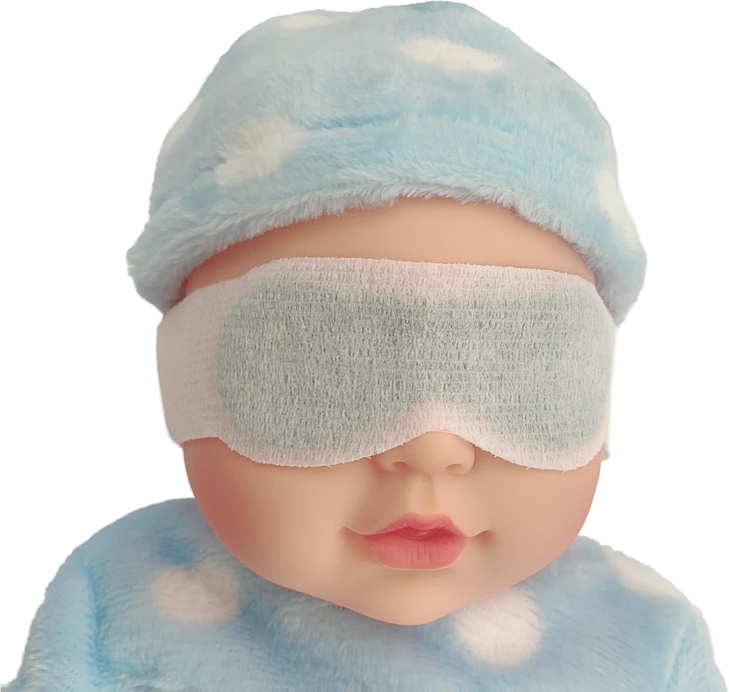 Photo 1 of 3 Packs Baby Sleeping Eye Mask Disposable Newborn Sleep Eye Mask Safety and Health Newborn Special Sleep Shade