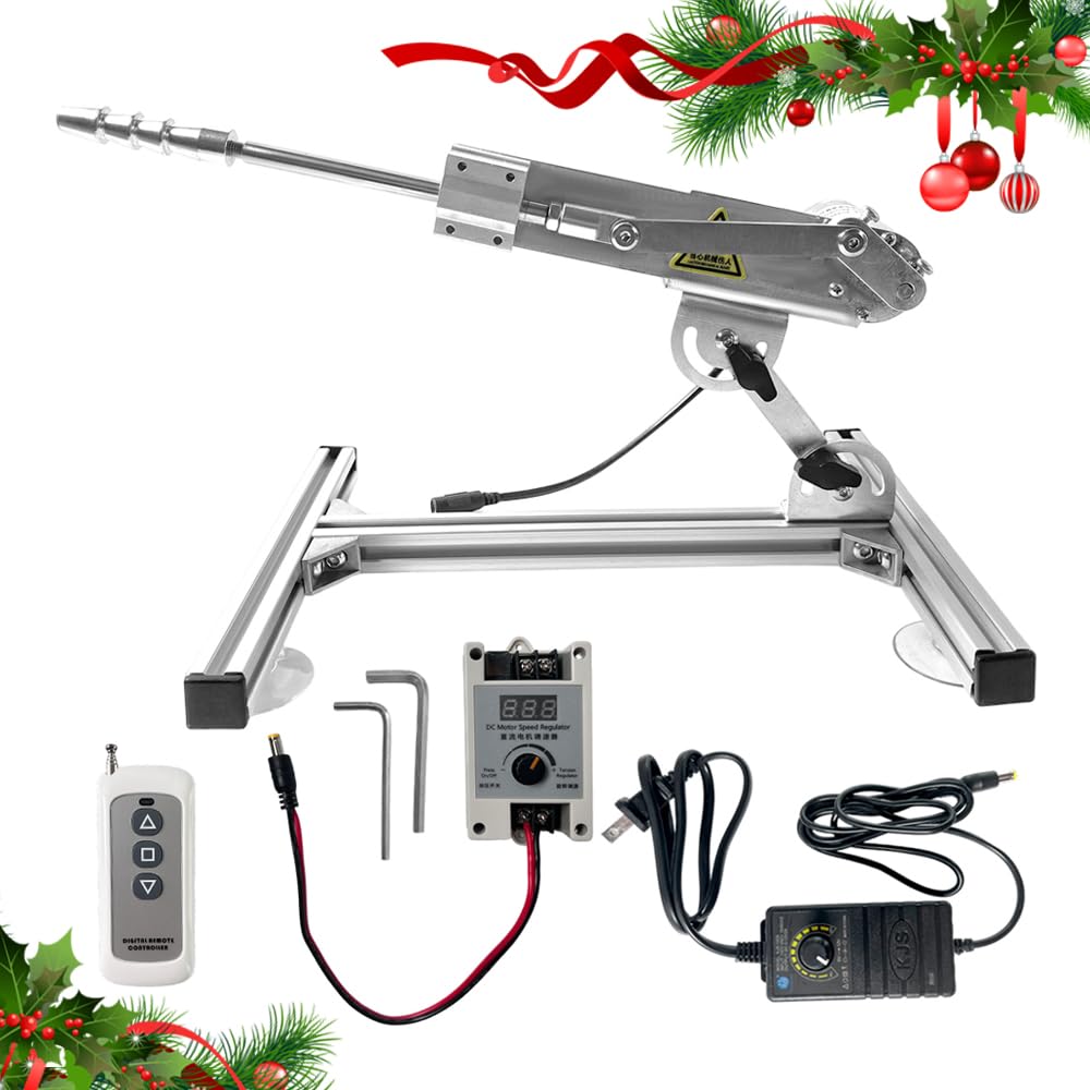 Photo 1 of SNYFT Reciprocating Linear Actuator, Replacement for Hismith, Female Adult Machine & Thrusting Machine for Women, 24V 160rpm High Torque 30lbs, Stroke 30mm-150mm Adjustable with Stand & Remote