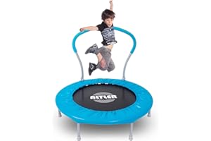 ALTLER Trampoline 36 Inch Indoor/Outdoor for Toddlers, Mini Toddler,Small Rebounder Trampoline with Foam Handle