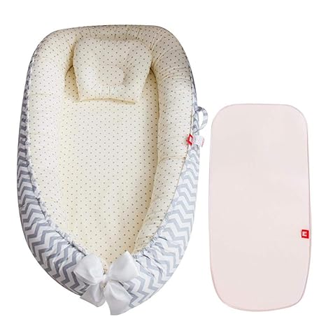 Buy Volwco Baby Nest Small Pillow Mat Baby Lounger Infant