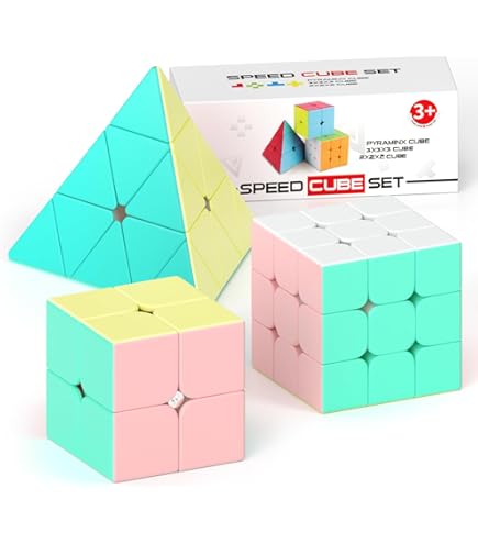 Amazon.com: TANCH Speed Cube Stickerless 2X2 Jelly Magic