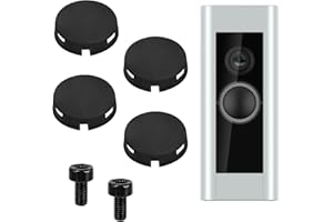 2 Set Doorbell Button Kits, 4pcs Silicone Covers & 2pcs Metal Screws Ultraviolet Ray Resistant and Waterproof Door Bell Butto