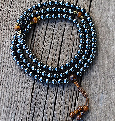 Hematite & Tigers Eye Mala