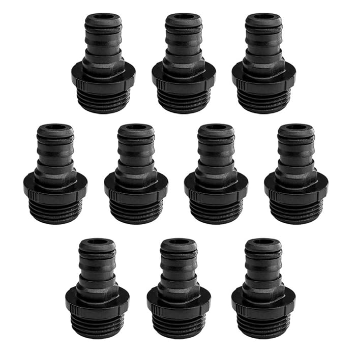 Buy ALKARAMA 10 Pack Plastic Garden Hose Quick Connect Fittings Male