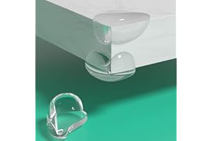 CHENYA 16 Pack Clear Corner Protectors for Furniture,Table Corner Protectors,Furniture Corner Guard & Edge Safety Bumpers for Table Edges & Sharp Corners(L Shape)