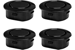 YTFRL 4 PCS Car Rear Bumper Radar Hole Cover, Durable Plastic Front Rear Bumper Sensor Hole Plugs, Waterproof Radar Holes Plug Body Protective Accessories for Most Cars Sedans SUVs