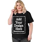 Custom Photo/Text T-Shirts Personalized Shirt Customize Shirts Gifts for Women