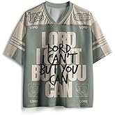 Graphic Tees Summer Novelty Women Men Oversized Lord Jesus Element Christian Jersey