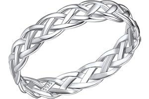 925 Sterling Silver Rings, 2mm/3mm/5mm Wedding Band Ring, Cuban Link/Celtic Knot/Wishbone/Twist/Infinity Ring, X Cross Rings,