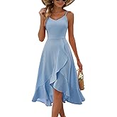 DRESSTELLS Women's Cocktail Dresses, Formal Wedding Guest Graduation Party High Low Dress