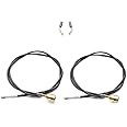 Tuntrol 2pcs 5/32" Inner Flex Shaft Cable for Rotary Grinding Tool with 2pcs Carbon Brush, Replacement Core Flexible Shaft Attachment, Drill Grinder Part Accessories