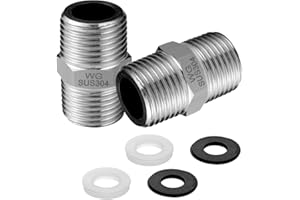 OFFO Extension Adapter, G1/2 to G1/2 Shower Hose Extender Fitting Shower Hose Extra Long Joint, Used to Connect Two Hoses, So