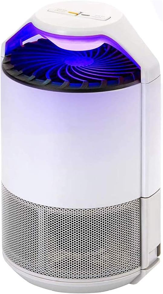 HWZQHJY Fruit Fly Trap, Indoor Insect Trap: Bug, Fruit Fly, Gnat, Mosquito Killer - UV Light, Fan, Sticky Glue Boards Trap Even The Tiniest Flying Bugs - No Zapper - Child Safe, Non-Toxic