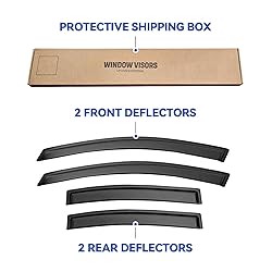 Window Visors Rain Guards Shield for 2000-2006