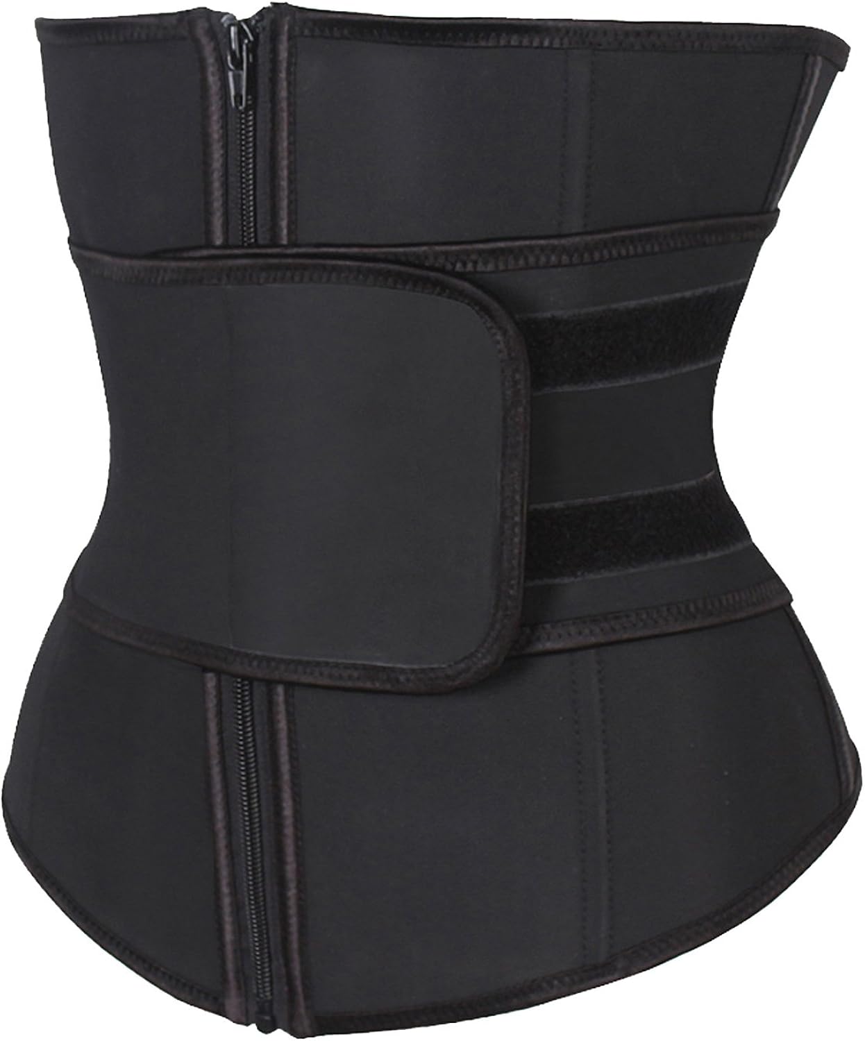 zip and velcro waist trainer